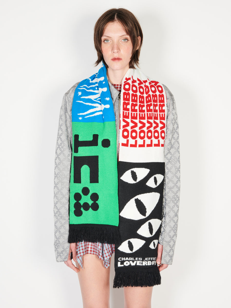 ［Charles Jeffrey LOVERBOY］MOHAIR SCARF FOX ANIMAL SCARF – 017 Shop