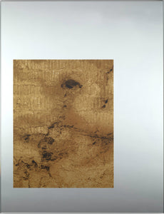 Zhang Ding, Sound Absorber (Silkscreen Print on Mirror), 2015