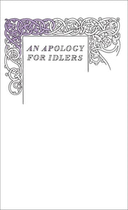 Robert Louis Stevenson: An Apology for Idlers