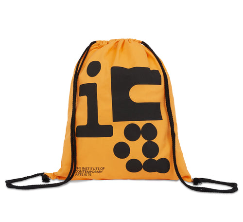 ICA 75th anniversary drawstring bag, 2022