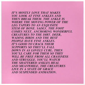 Jenny Holzer, It's Mostly Love That from Inflammatory Essays 1979-1982, 1993/2018
