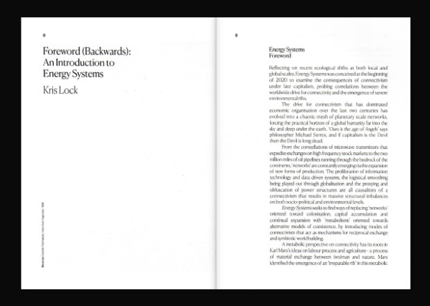 Kris Lock (Ed.): Energy Systems – ICA Bookshop